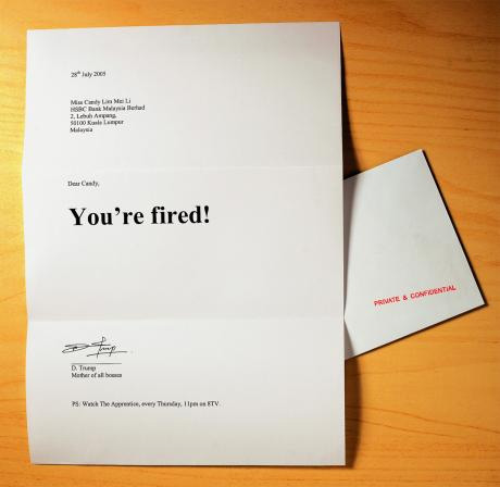 the apprentice advert