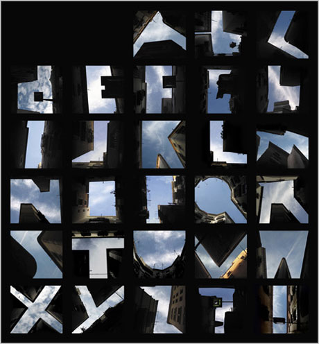 alphabet in the sky