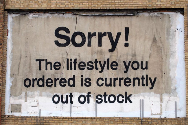 Banksy out of stock