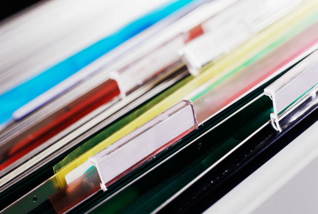 file tabs