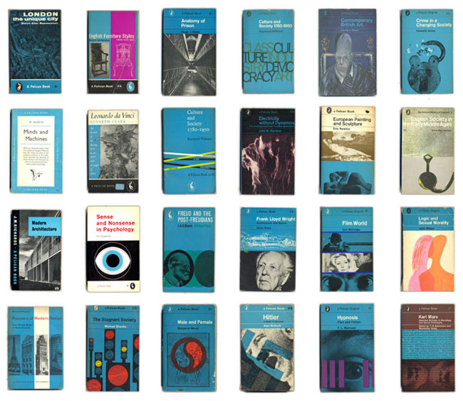 Pelican book covers