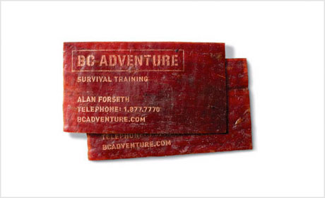 edible business card