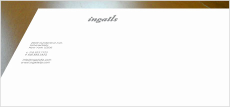 Ingalls letterhead design