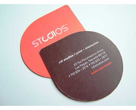 Studios business card