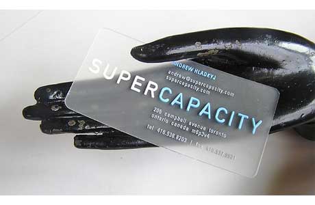 Super Capacity business card