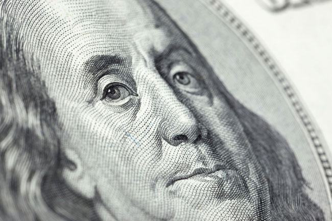 Benjamin Franklin hundred dollar bill