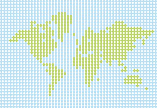 Simple world map