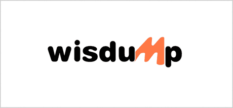 Wisdump logo design