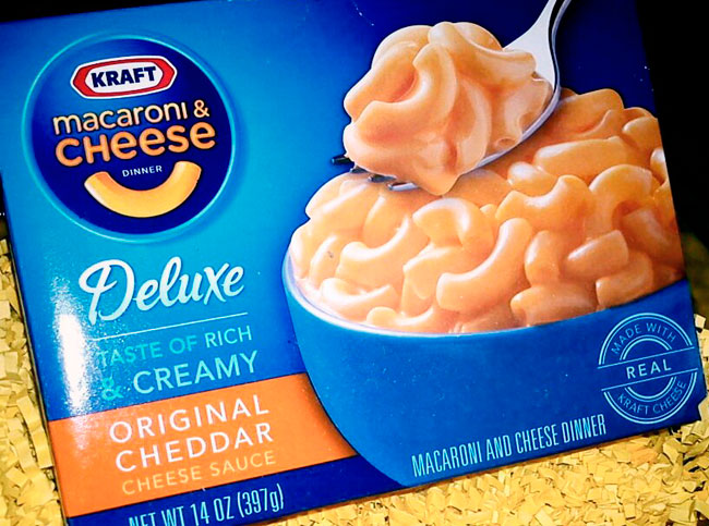 Macaroni & Cheese box design