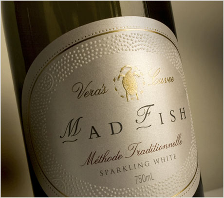 MadFish wine label design