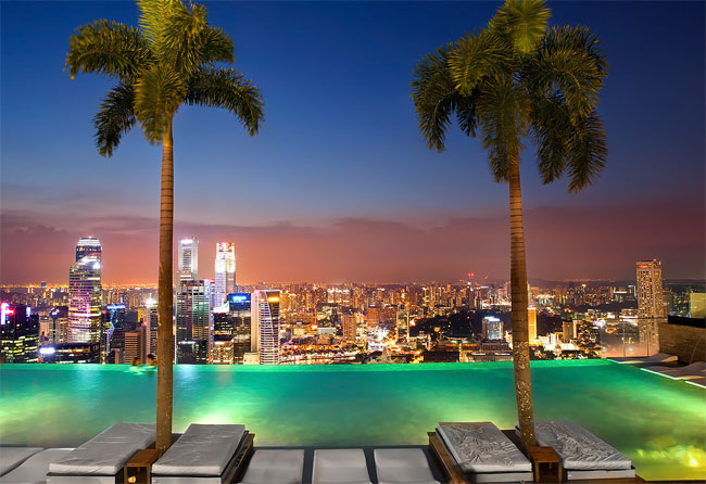 Marina Bay pool