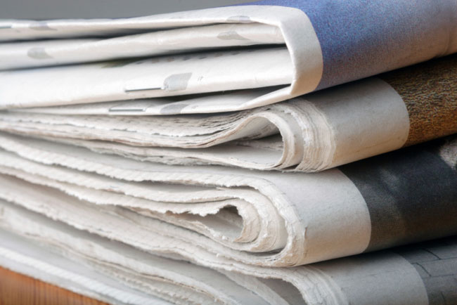 newspaper bundle