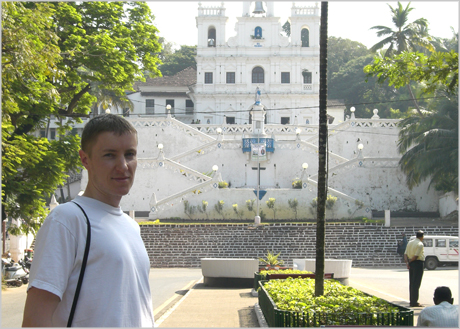 Panaji church Goa India