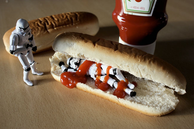 Stormtrooper hotdog