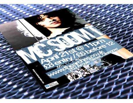MC Soom T flyer design