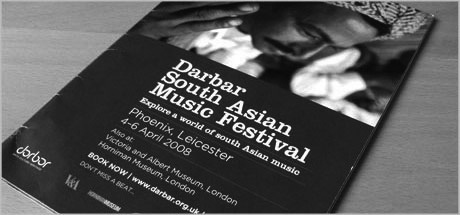 Darbar brochure design cover