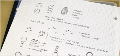Ecometrica logo design sketches