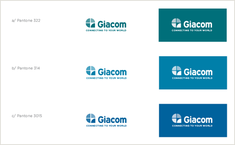 Giacom logo colours