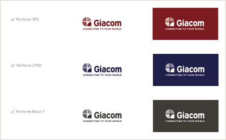 Giacom logo colours