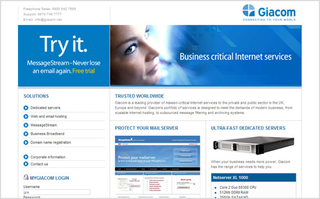 Giacom website