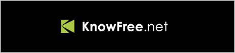 KnowFree logo design reversed