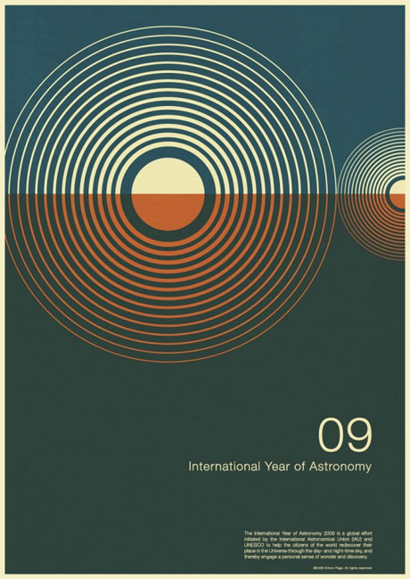 astronomy poster design. Simon Page is a self-taught graphic designer from 