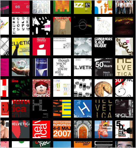 Helvetica poster designs