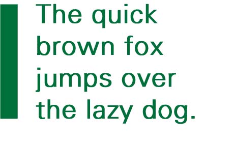 Univers font