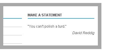 Fitting graphic design quote