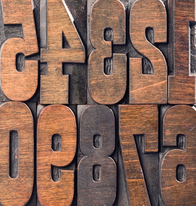 wood type numbers