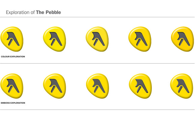Yellow Pages pebble