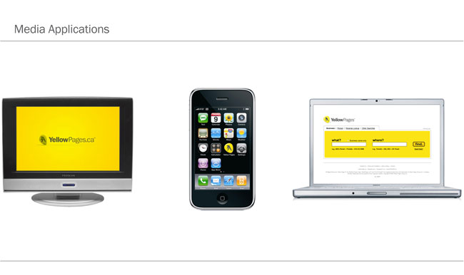 Yellow Pages media applications