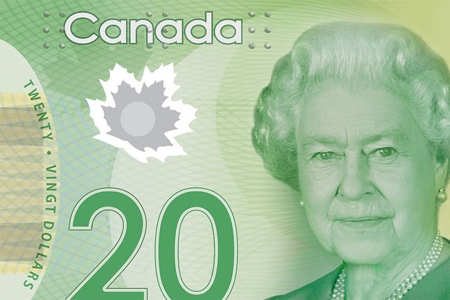Canadian banknote