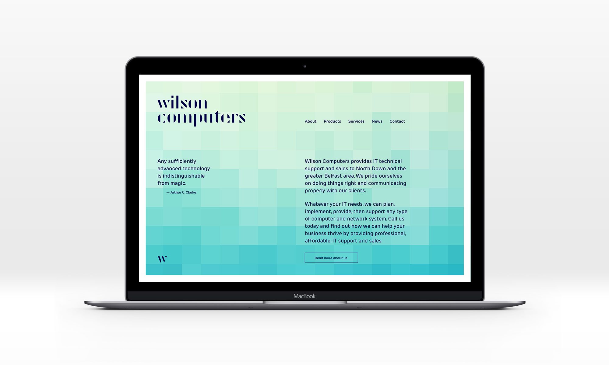 Wilson Computers website