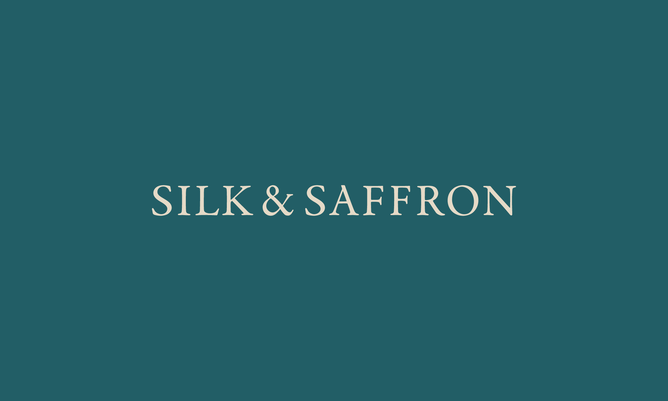 Silk & Saffron wordmark