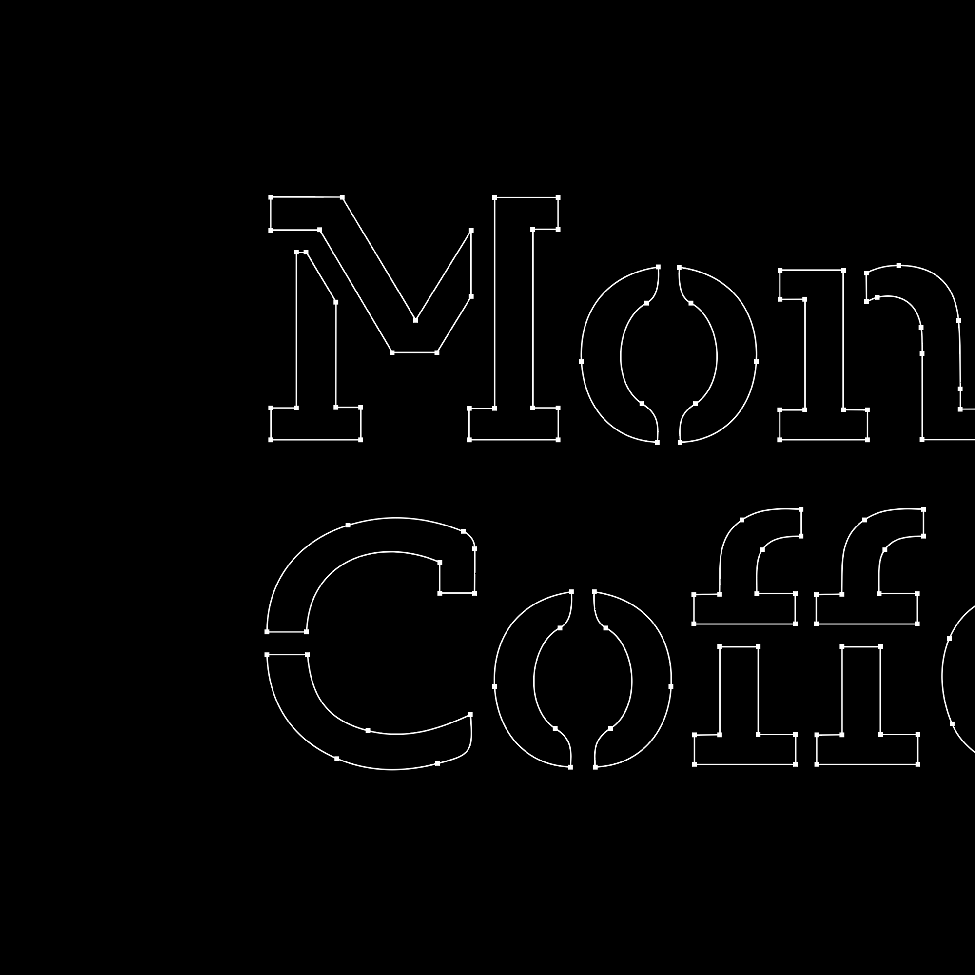 Montville bespoke wordmark