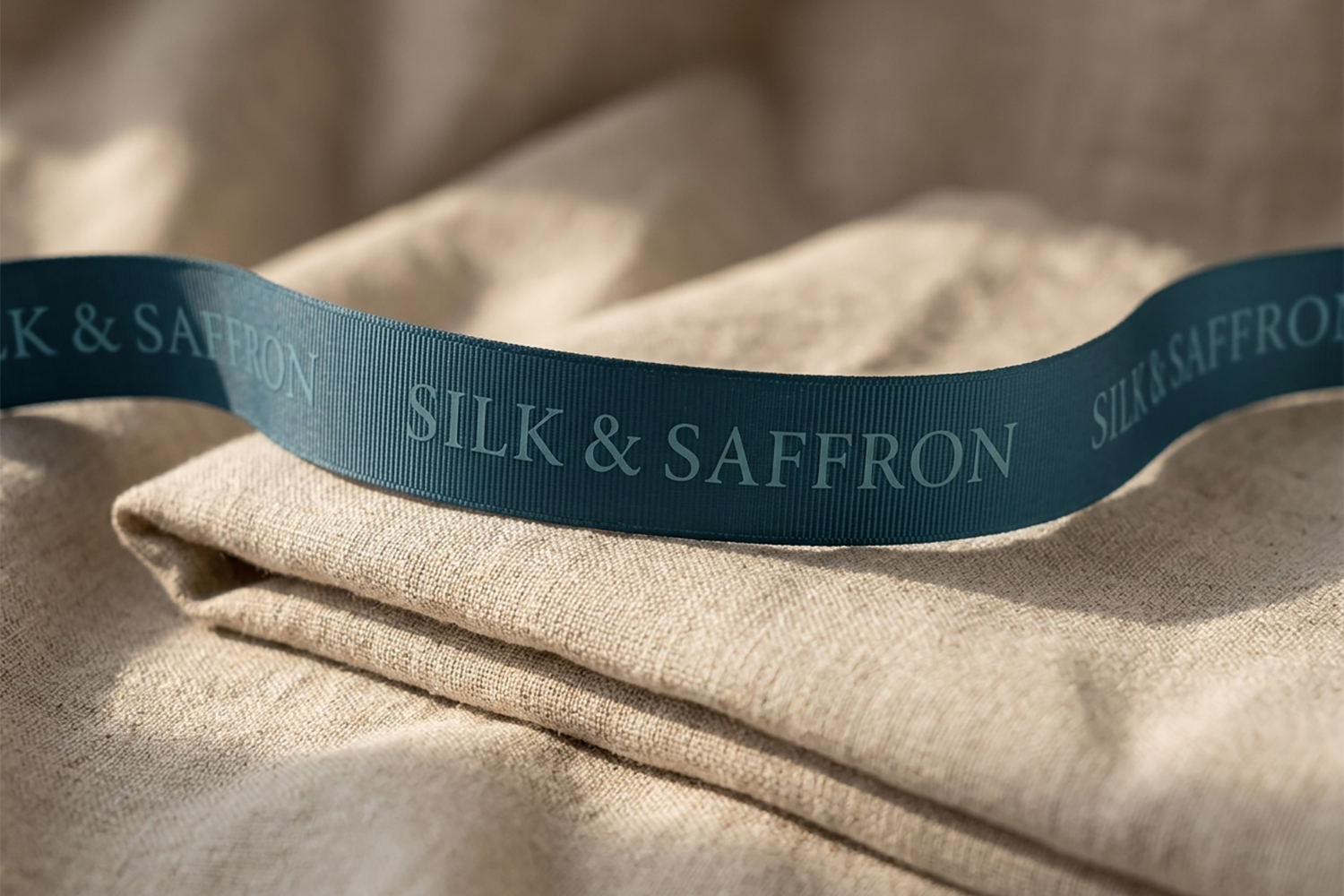 Silk & Saffron ribbon