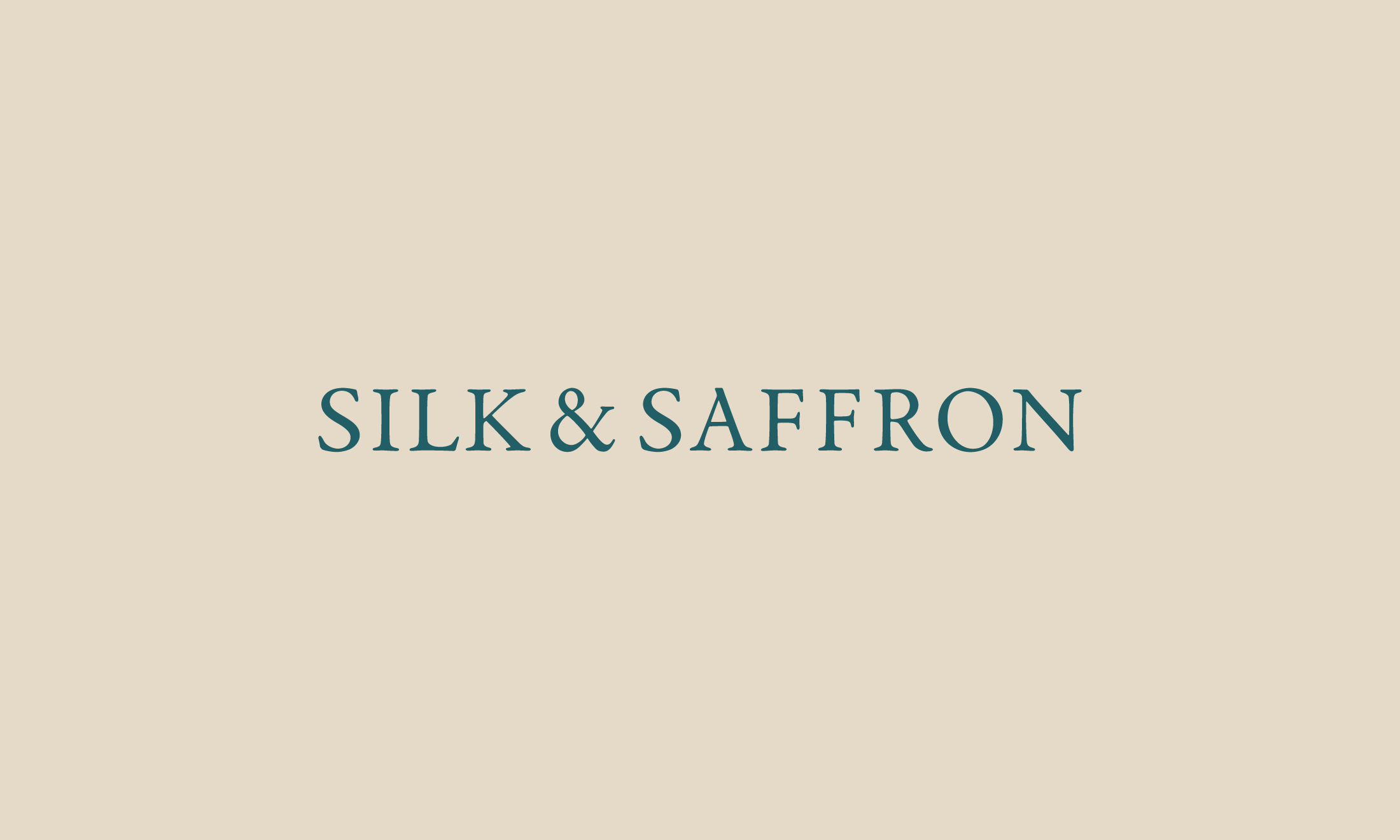 Silk & Saffron wordmark
